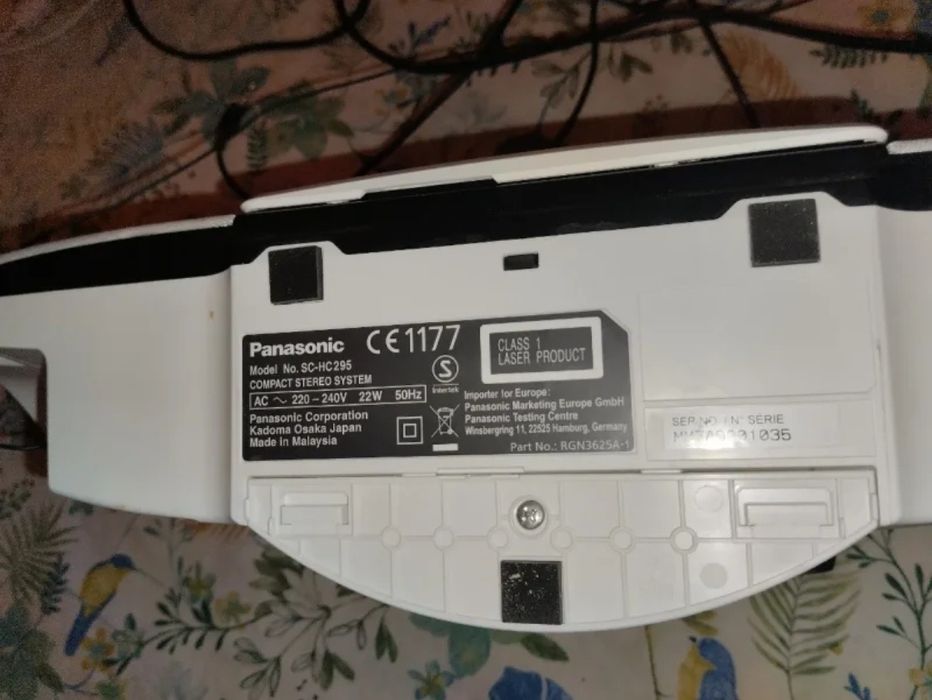 Aparelhagem Panasonic SC HC-295 bluetooth