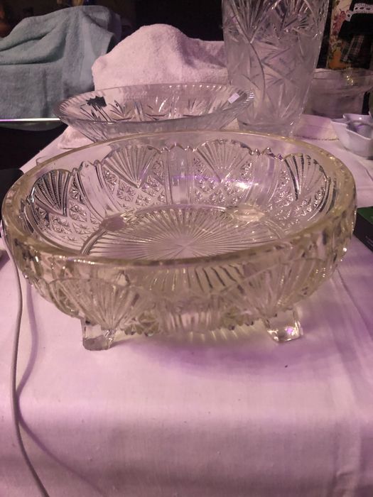 Вазы  хрусталь стекло лот