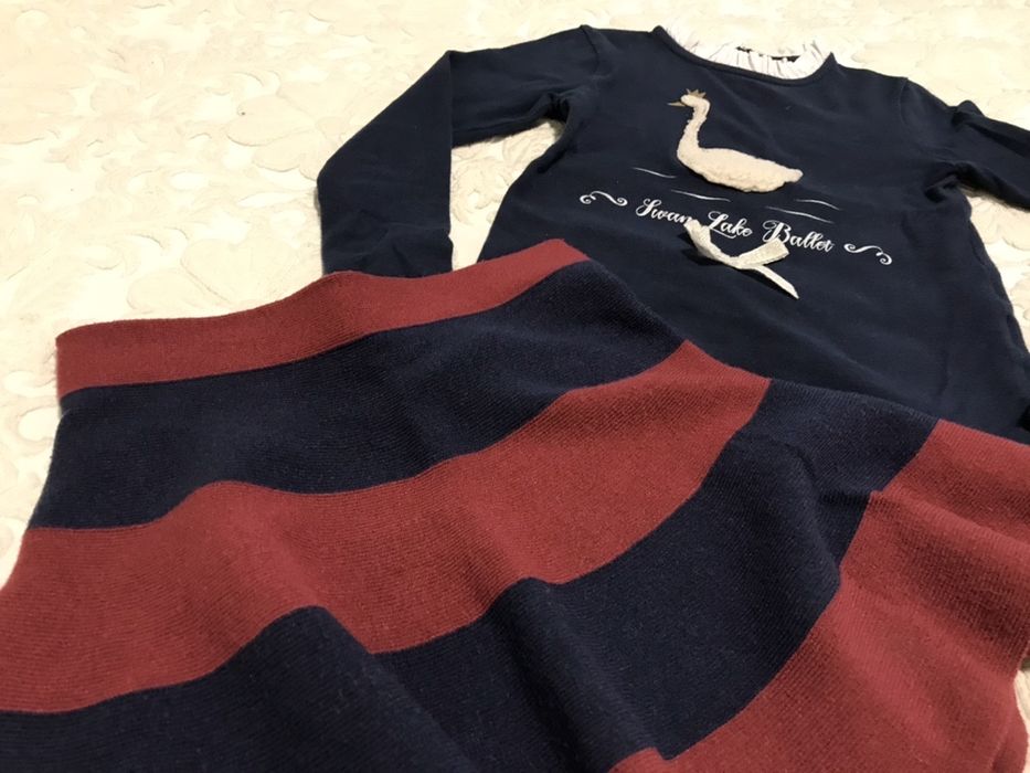 Camisola e saia Benetton
