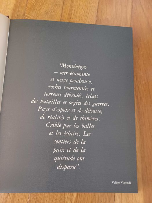 Montenegro - Monografia em Francês