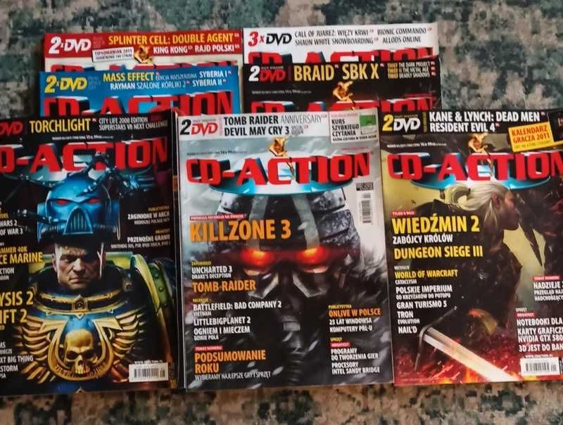 CD Action z roku 2011, 7szt.