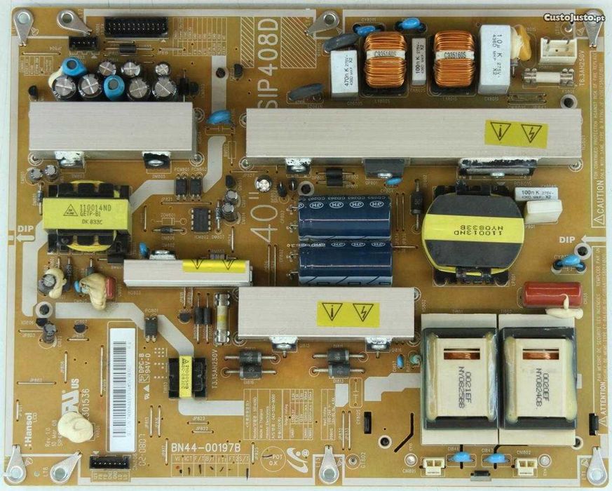 bn44..00197b fonte de alimentaçao tv lcd samsung