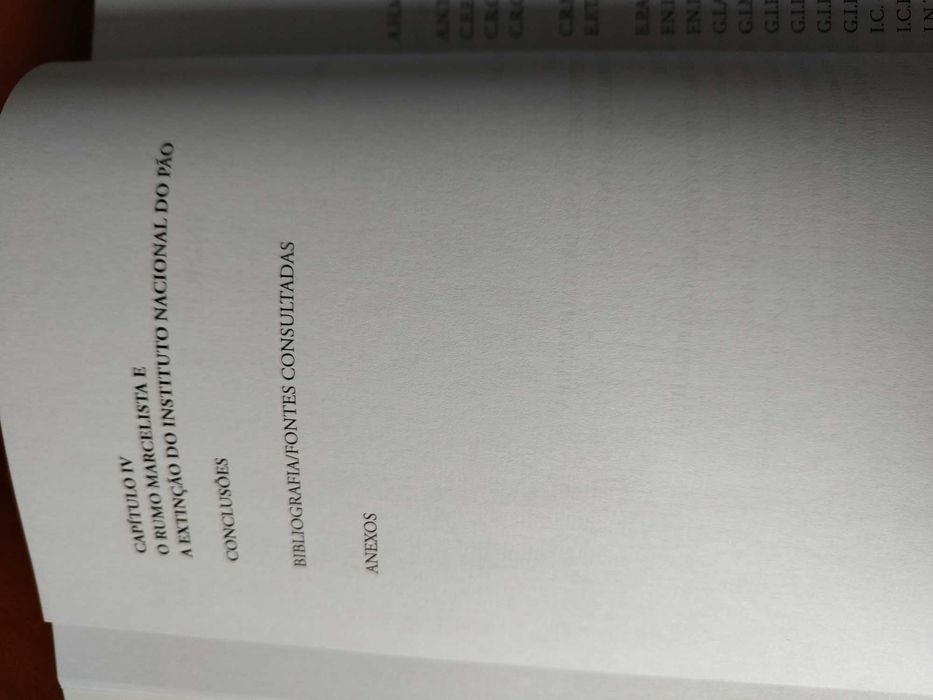 Livro "Instituto Nacional do Pão"