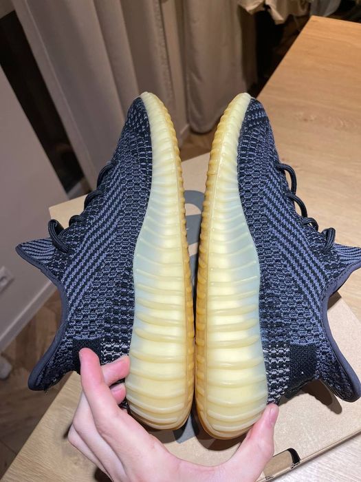 adidas Yeezy boost 350 v2 carbon 45 white black onyx beluga bone 500