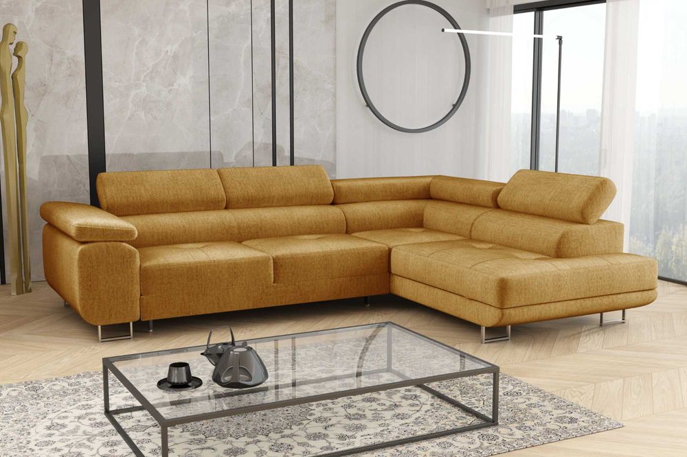 Narożnik Rio. Rogówka. Regulowane zagłówki. Sprężyny! Szybka dostawa!