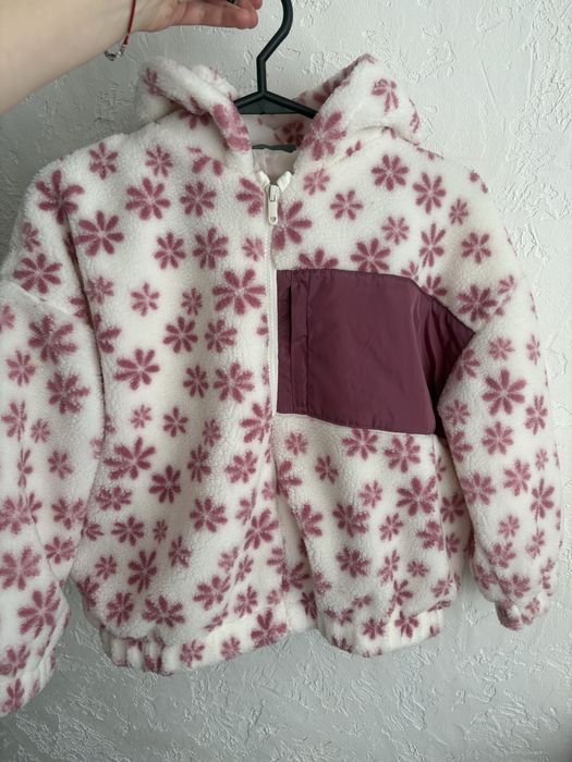 Куртка тедді для дівчинки шерпа 140 146 розмір 10-11 років барашек