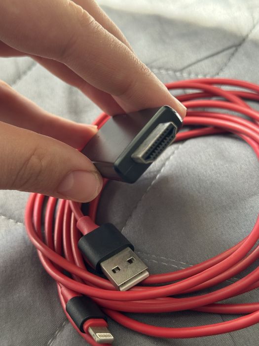 Перехідник iPhone-HDMI/телевізор iPad Lightning з айфону на тв