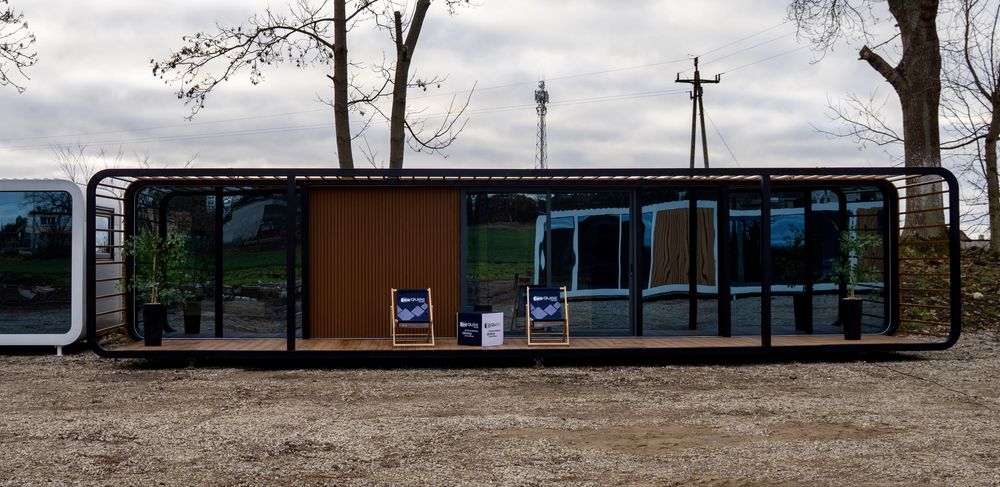 Nowoczesny domek 25m2 całoroczny, letniskowy, mobilny, kontenerowy.