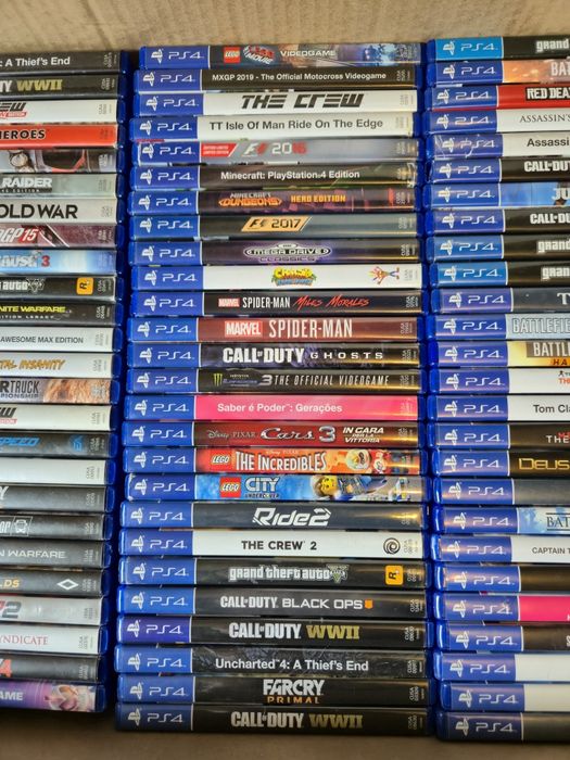 Jogos Playstation 4 desde 8€ venda individual ou lote