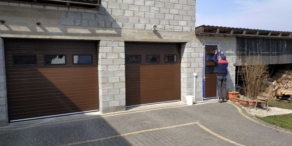 BRAMY SEGMENTOWE Na Wymiar • Garażowe i Przemysłowe • PRODUCENT- Brąz 320 x 230