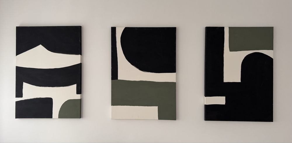 Quadros Telas Pintados à Mão 70x100 cm | Arte Original | Decoração
