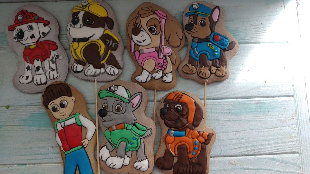 Детские пряники, любимые герои