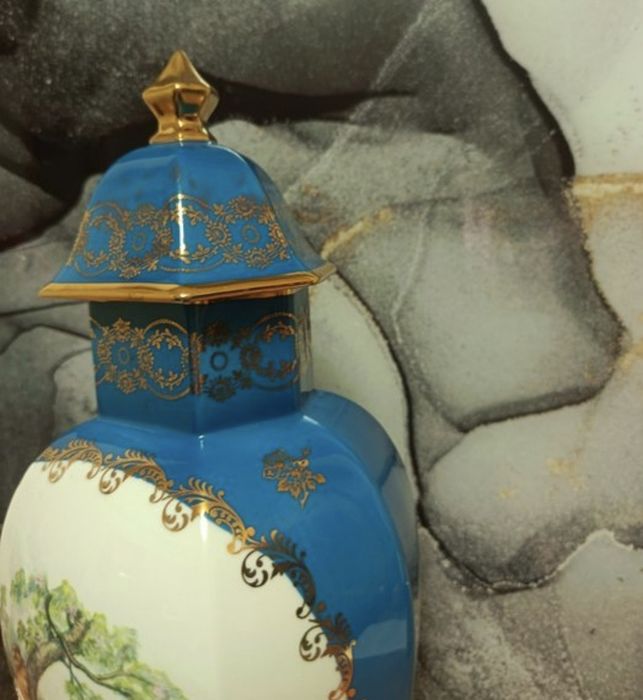 Pote porcelana de Limoges