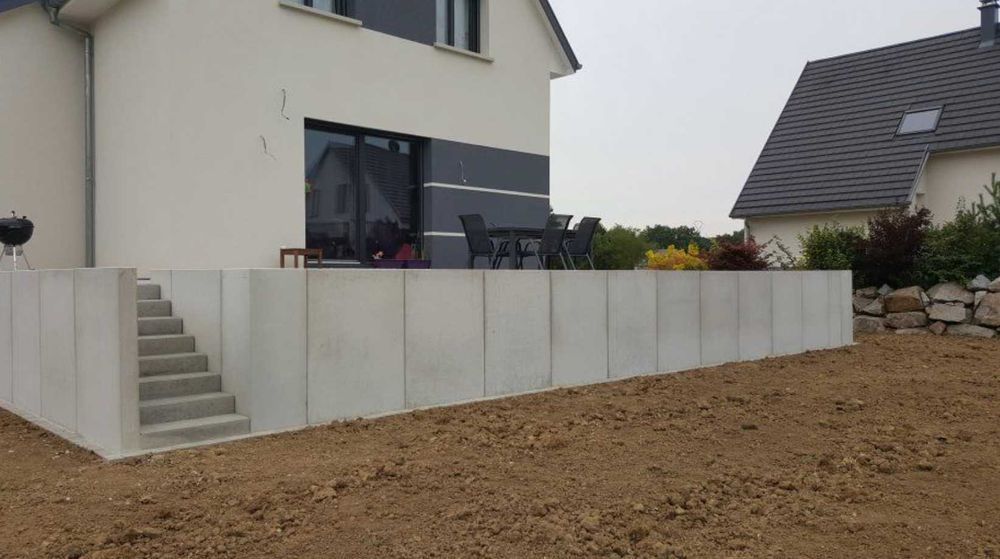 Mur oporowy L/ściana oporowa/L-ka/ Elka/ Zapora/Elki oporowe/Murek