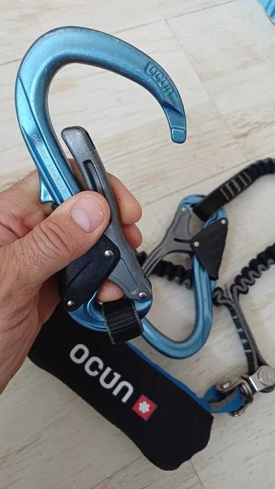 Zestaw via ferrata kask uprząż lonża WYPOŻYCZENIE cała Polska