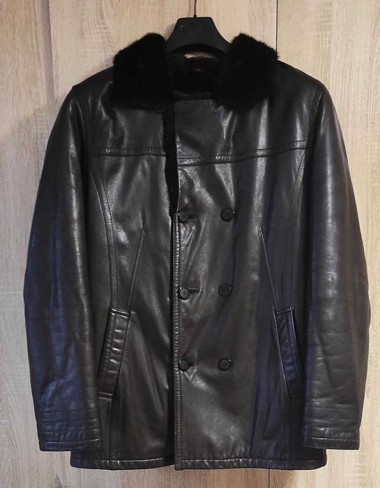 Продам куртку мужскую кожаную на меху