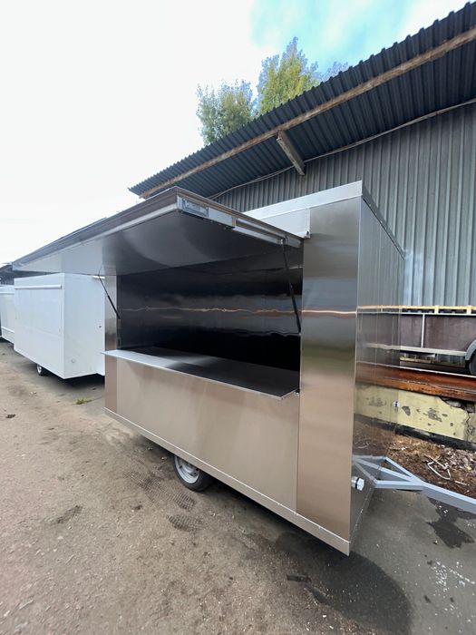 Торговий причіп кіоск  кафе на колесах, кав'ярня, фаст-фуд, фудтрак