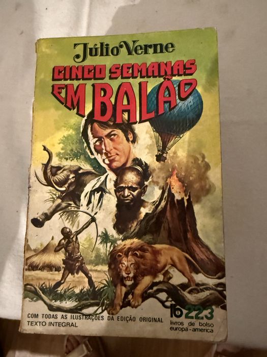 Lote 11 livros Júlio Verne — Coleção Livros de Bolso Europa-América