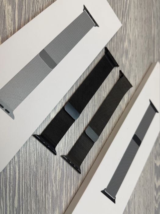 Apple Ремінець Milanese Loop Graphite до Watch 44/45/46/49 mm