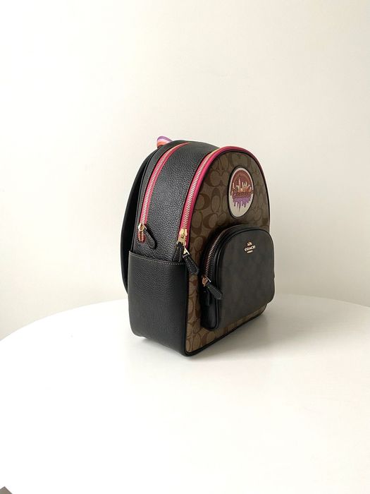COACH Court backpack жіночий рюкзак шкіра женский портфель коуч коач
