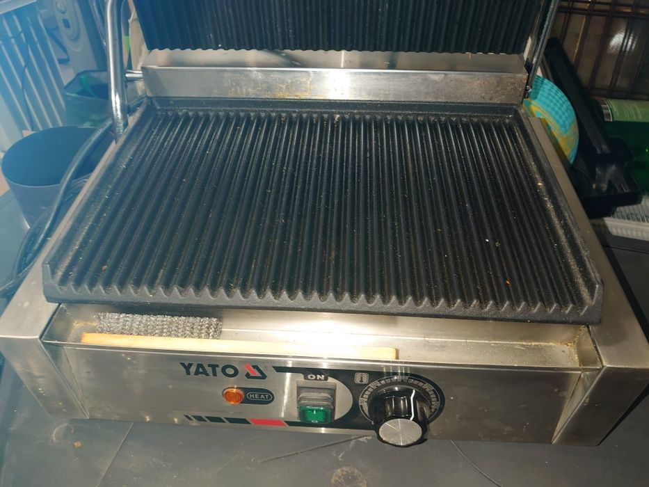 Grill Kontaktowy Panini YATO Gastro – Stan Bardzo Dobry