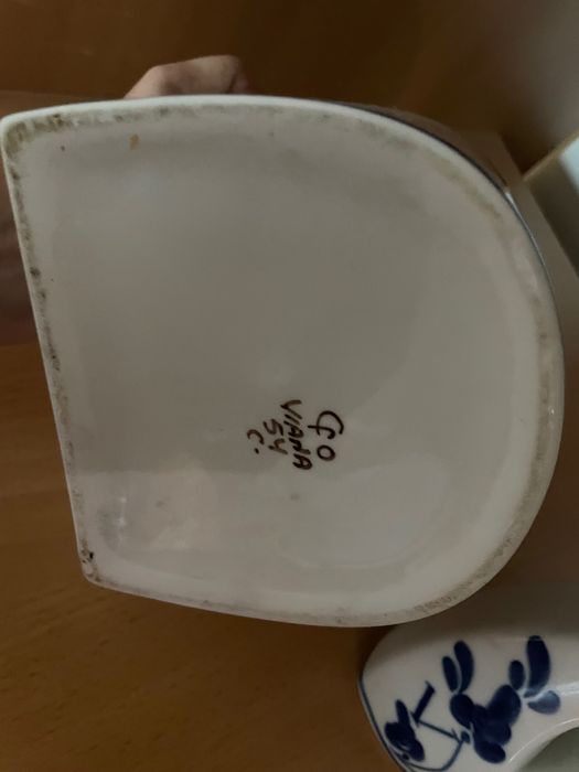 Conjunto galheteiro e saleiro Viana