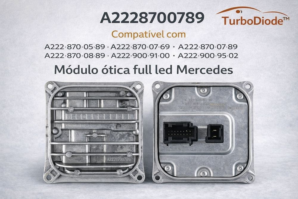 Módulo Farol LED Mercedes Original Ref A222·870·07·89