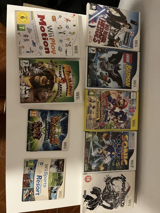 Wii + jogos + acessorios
