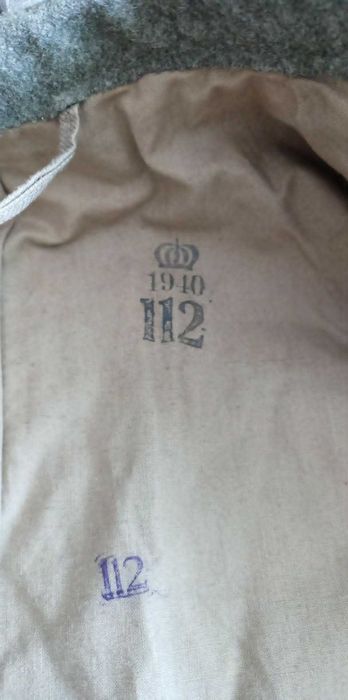Kurtka Wełniana M/39 Armia Szwecja 1940 R.112 Stan kolekcjonerski / reko