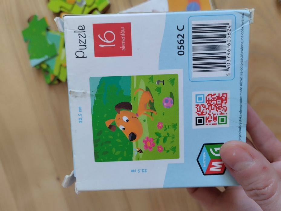 Puzzle Piesek i Kotek 3+ Multigra 16 elementów