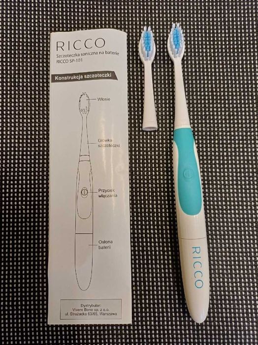 Szczoteczka soniczna na baterie RICCO SP-101