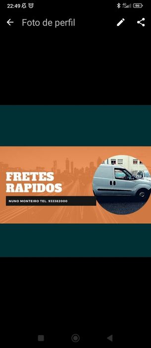 Fretes e pequenas mudanças.