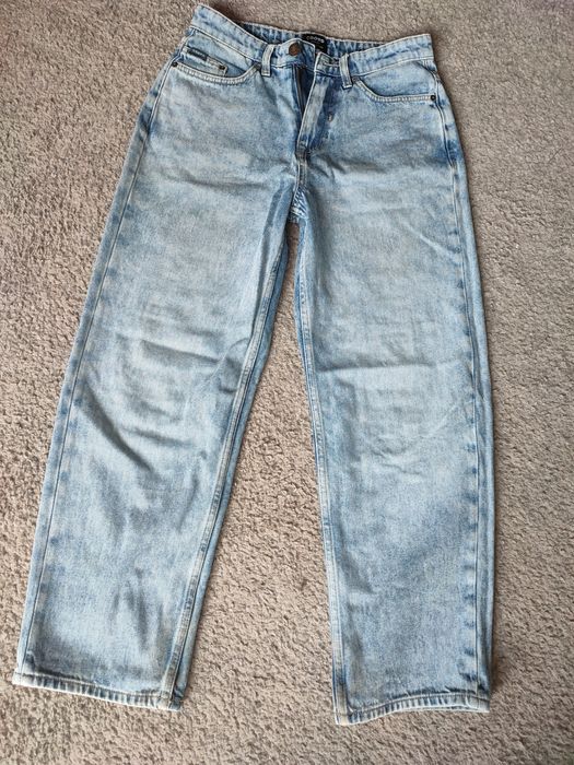 Spodnie jeansy Cropp Denim Lab baggy W28/L30