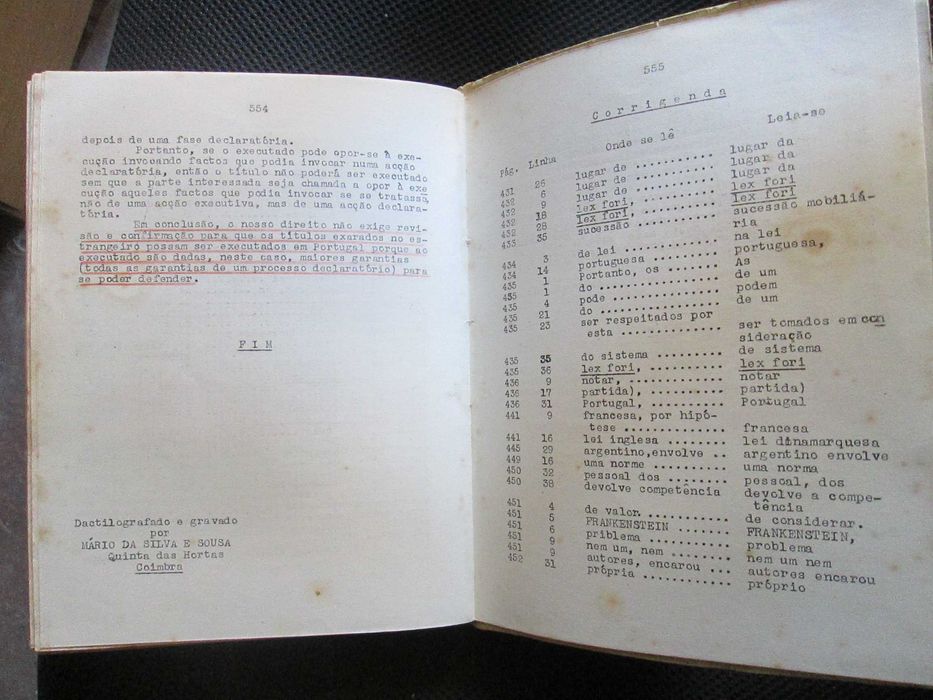 Direito Internacional Privado, de Ferrer Correia, sebenta de 1950