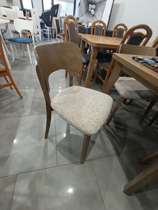 Zestaw 4 szt.Drewnianych Krzeseł Oslo