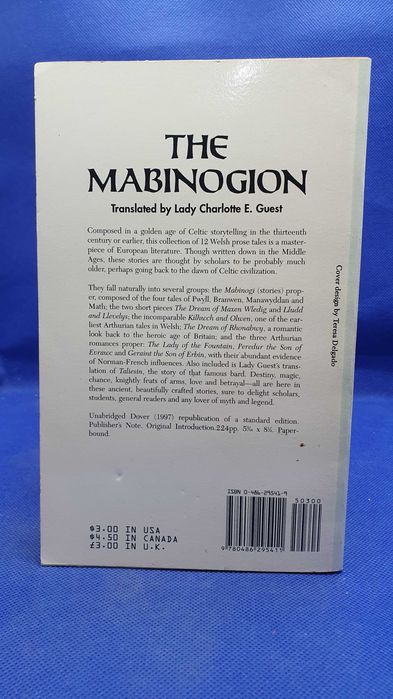 Livro - REF PAR2 - Lady Charlotte E. Guest - The Mabinogion