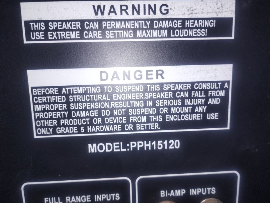 Акустические системы Колонки синего цвета редкие 15 дюймовые динамики