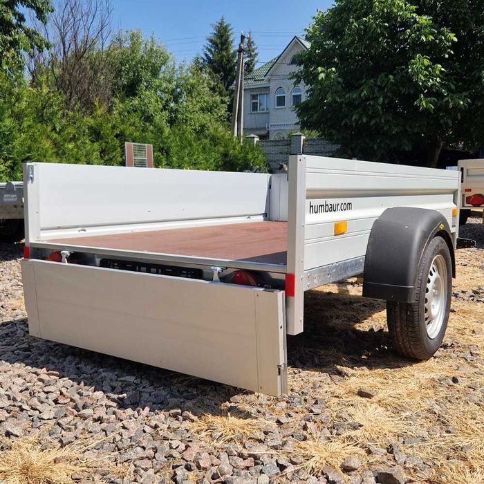 Німецький причіп, алюмінієвий борт 2,1х1,3м Humbaur HA752113 з ПДВ
