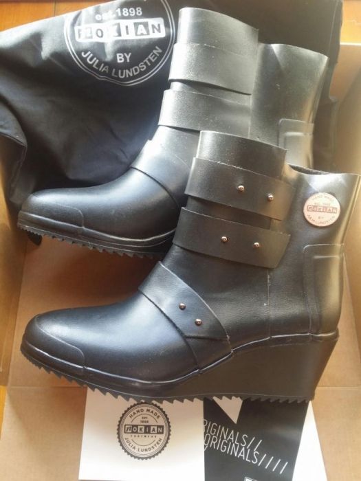 Oryginalne kalosze, koturn, Nokian hand made rozm. 39