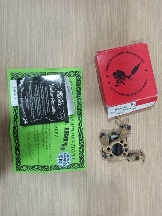 Máquina de tatuar Micky Sharpz Bronze T Dial