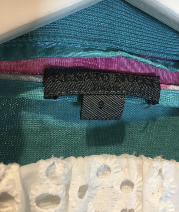 Bluzka tunika z czystego jedwabiu Renato Nucci Paris