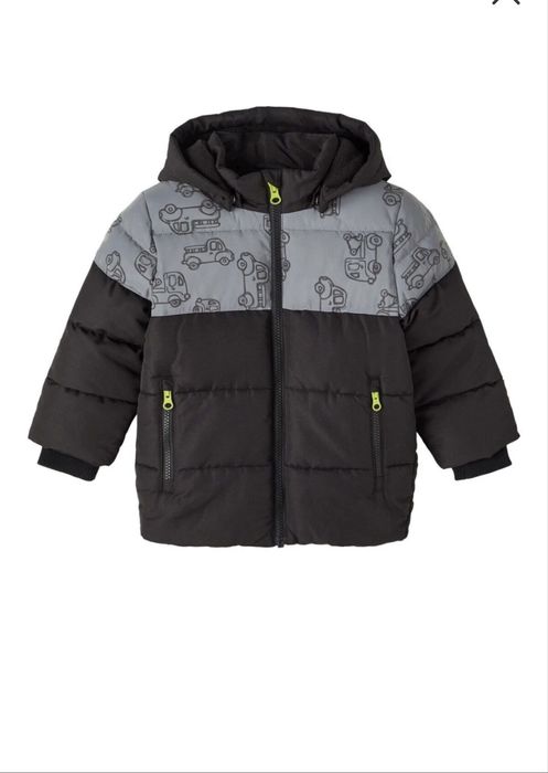 Куртка демисезонная весенняя непромокаемая на флисе Name it 104-110