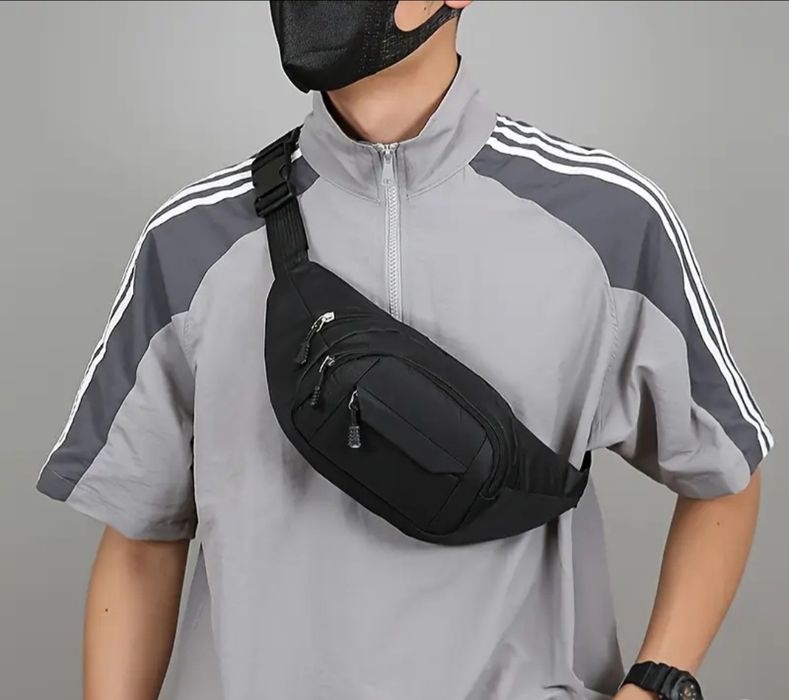 Чоловіча сумка бананка через плече