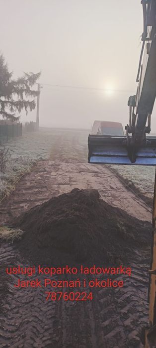 Usługi koparko-ładowarką