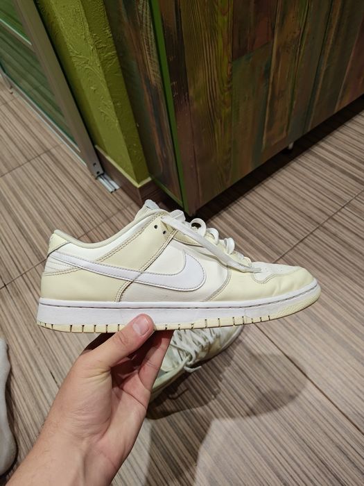 Кросівки чоловічі низькі nike dunk low retro beige/yellow dj6188-100
