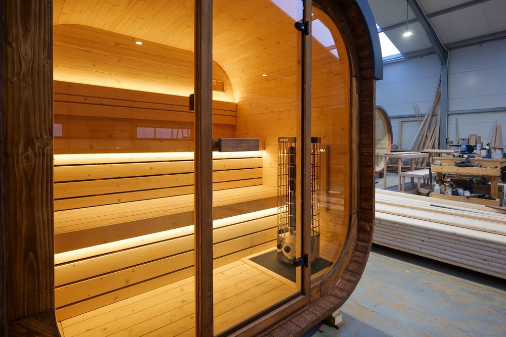 Sauna ogrodowa kwadratowa Luma M pisemna gwarancja producenta