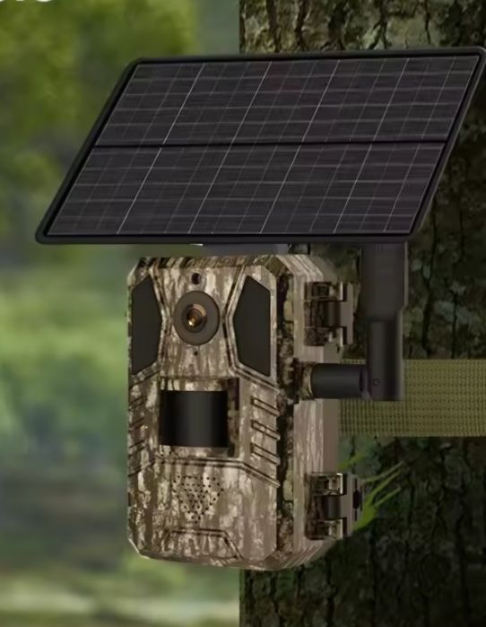Câmara caça/vigilância 4G com painel solar