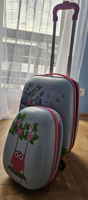 Walizka i plecak dziecięcy Costway