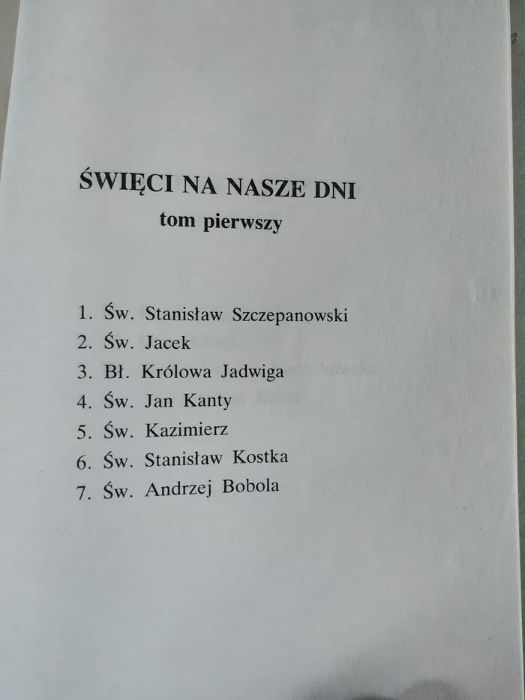Miłość nigdy nie ustaje Kapusta oraz Święci na nasze dni cz1 Maliński