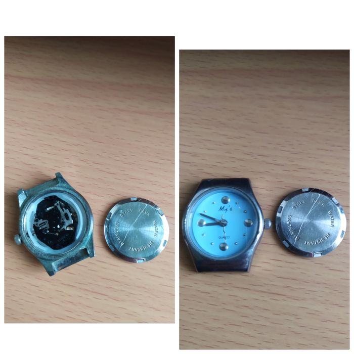 Наручные часы электронные времён СССР и современные.